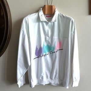 Vintage Oregon Coast Pullover | Size L | 100% Cotton